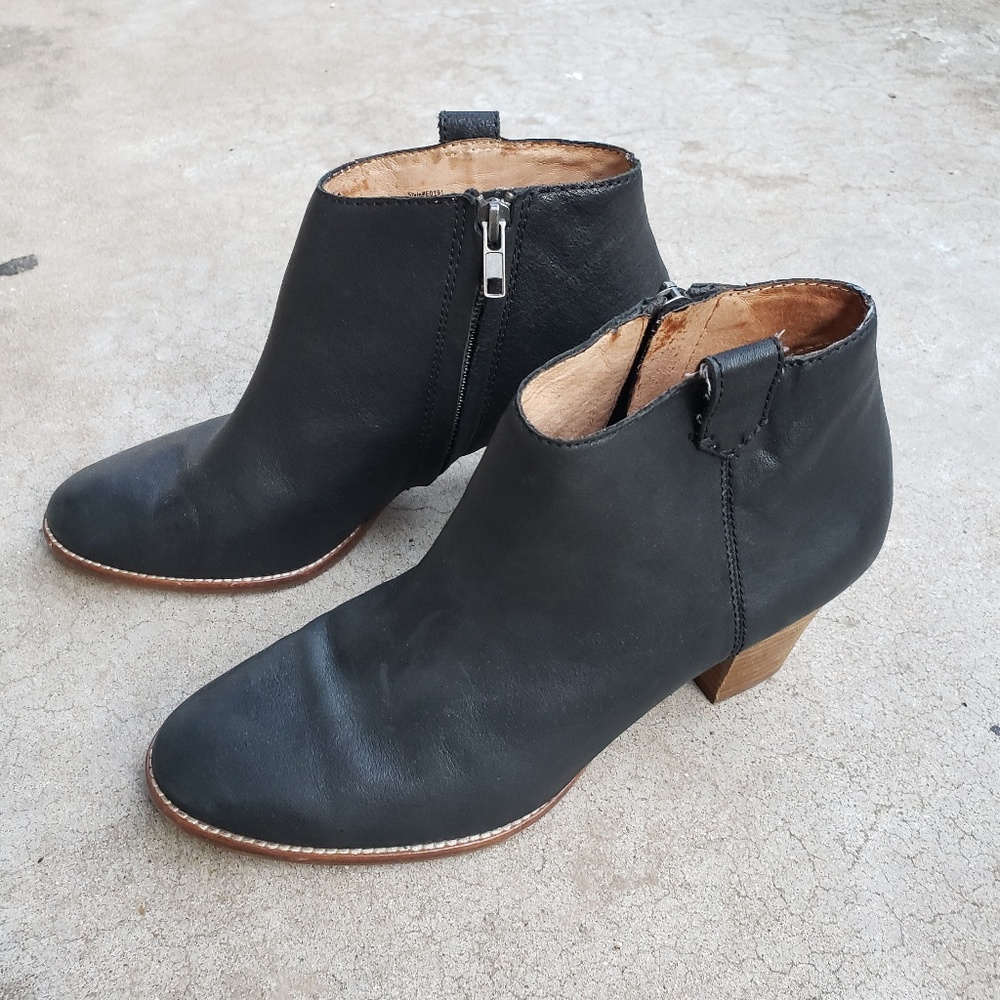 Madewell leather booties